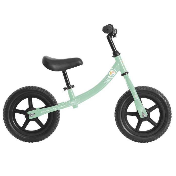 Deqube D00303 Bicicleta de Equilibrio Sin Pedales Ultraligera para Niños +2 Años con Ruedas Antipinchazos y Sillín Ajustable