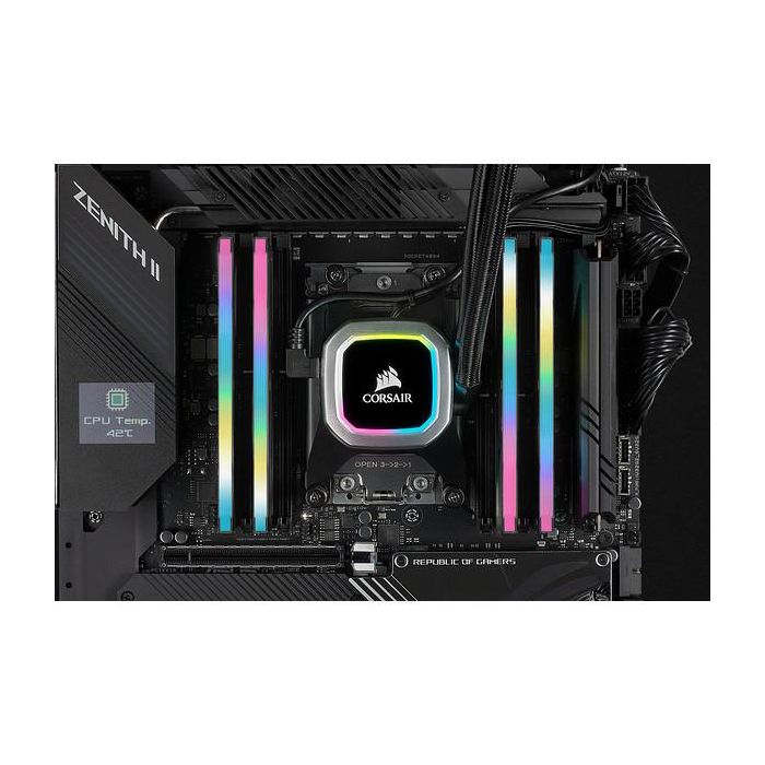 Memoria RAM Corsair CMH32GX4M2Z3200C16 3200 MHz CL16 32 GB 3 Memoria RAM Corsair CMH32GX4M2Z3200C16 3200 MHz CL16 32 GB 3