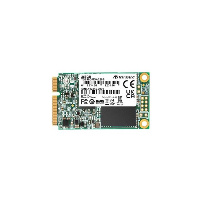 Transcend SSD 256GB mSATA SATA3 3D TLC