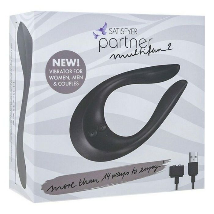 Vibrador para Parejas Satisfyer Partner Negro 1