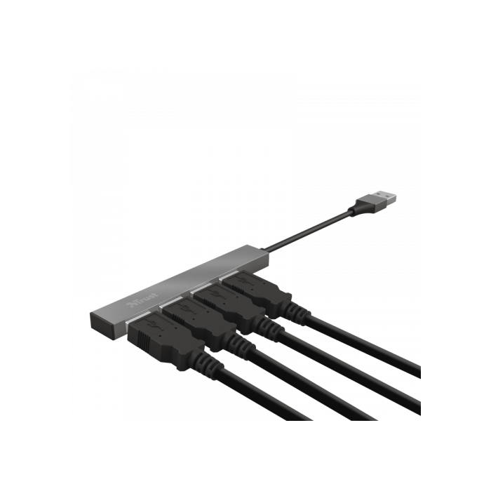 Trust Halyx Hub USB 2.0 4 Puertos Aluminio 480 Mbit/s Ref. 23786 2 Trust Halyx Hub USB 2.0 4 Puertos Aluminio 480 Mbit/s Ref. 23786 2