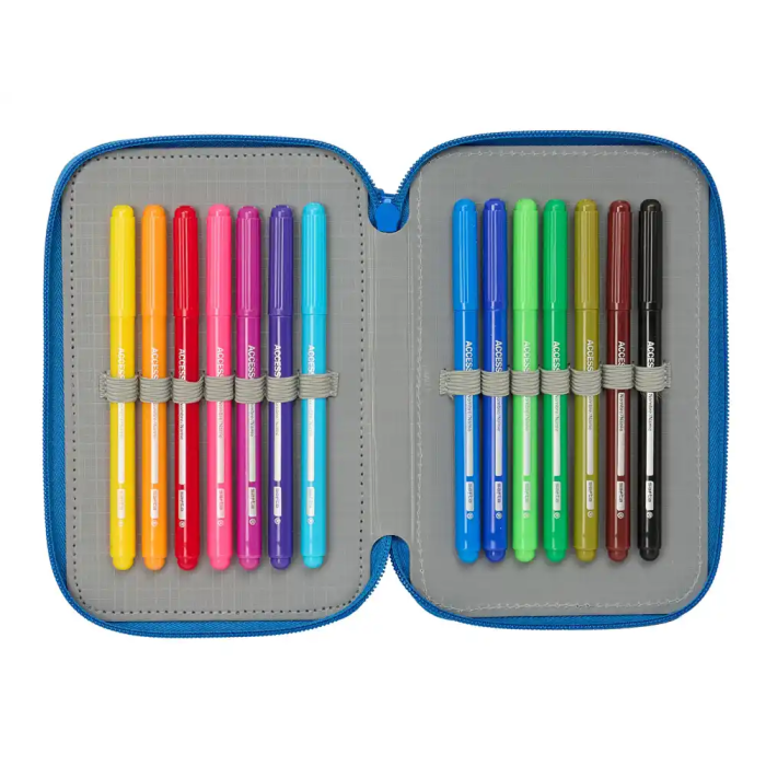 Portatodo Superman Azul 12,5 x 19,5 x 5,5 cm 37 Piezas 5