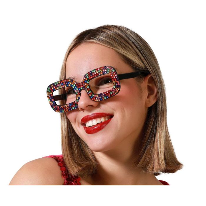 Gafas Multicolor Carnaval Mujer Adulto