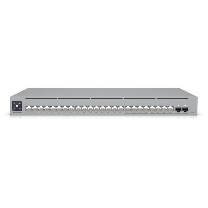 Ubiquiti USW-Pro-Max-24-PoE Switch L3 24 Puertos 2.5G Multi-Gigabit Ethernet con PoE y 2 Puertos SFP+ para Montaje en Rack Gris 0 Ubiquiti USW-Pro-Max-24-PoE Switch L3 24 Puertos 2.5G Multi-Gigabit Ethernet con PoE y 2 Puertos SFP+ para Montaje en Rack Gris 0