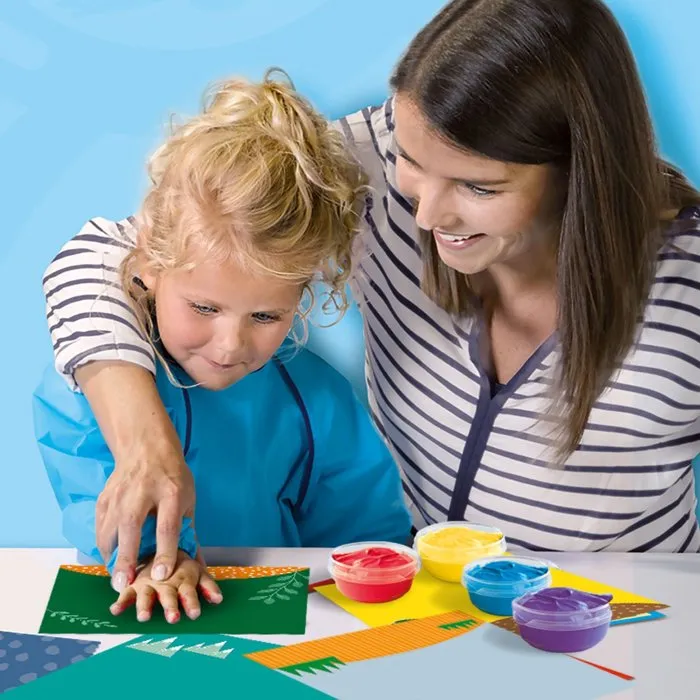 Ses Creative - Juego Creativo: Mis Primeros Animales para Pintar a Mano y con los Dedos con Cartas y Pegatinas 2