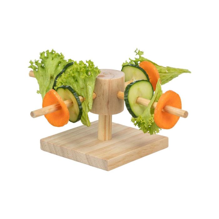 Comedero para Mascotas Trixie Marrón Madera 22 x 8 x 22 cm 0 Comedero para Mascotas Trixie Marrón Madera 22 x 8 x 22 cm 0