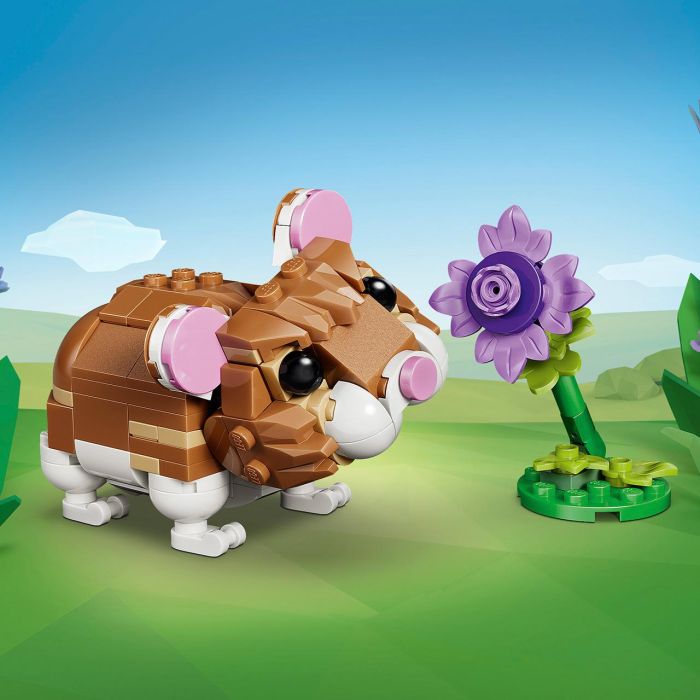 Lego Juego de construcción Lindo Hámster con Flor Lego Creator para 7 años+ 5
