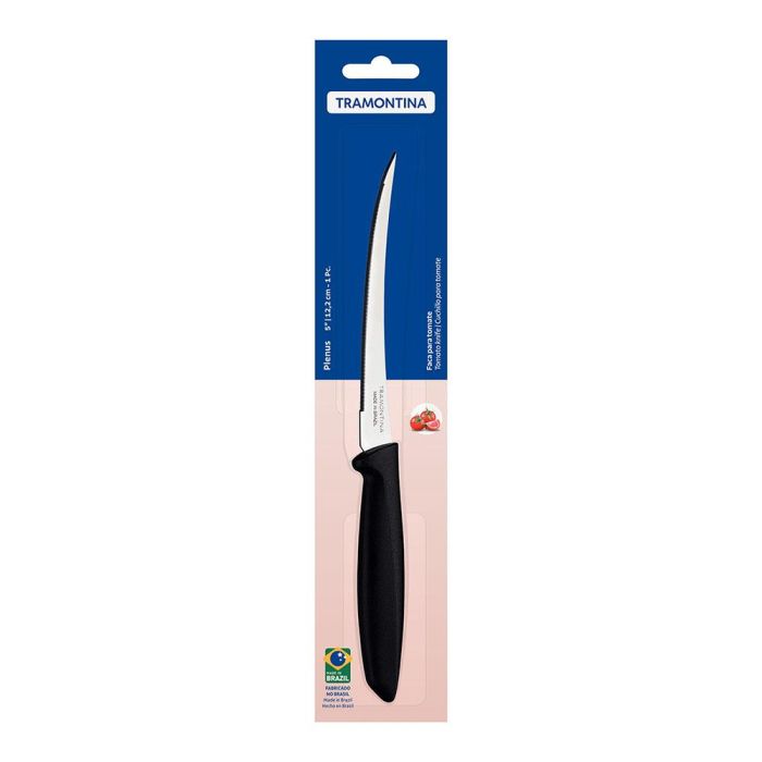 Cuchillo para tomates 5" plenus negro tramontina 1