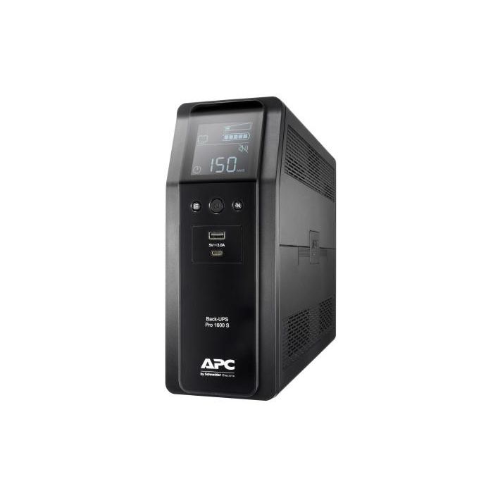 APC BR1600SI Sistema Alimentación Ininterrumpida (UPS) Línea Interactiva 1.6 kVA 960 W, 8 Salidas AC 12