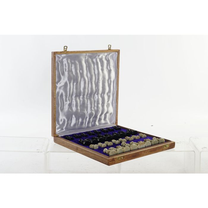 DKD Home Decor Juego de Ajedrez Estilo Colonial Madera Sheesham y Piedra Marrón Blanco Set de 2 piezas 30.5 x 30 x 4.5 cm 3 DKD Home Decor Juego de Ajedrez Estilo Colonial Madera Sheesham y Piedra Marrón Blanco Set de 2 piezas 30.5 x 30 x 4.5 cm 3