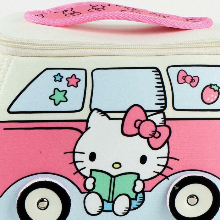 Neceser Infantil Hello Kitty Rosa 50 % Poliéster 50 % PET Moderno 25,5 x 16 x 15 cm 4 Neceser Infantil Hello Kitty Rosa 50 % Poliéster 50 % PET Moderno 25,5 x 16 x 15 cm 4