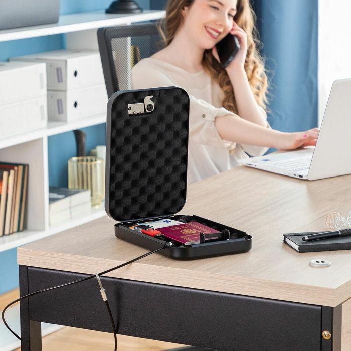 Caja Fuerte Portátil con Cable de Seguridad Prisaven InnovaGoods 10