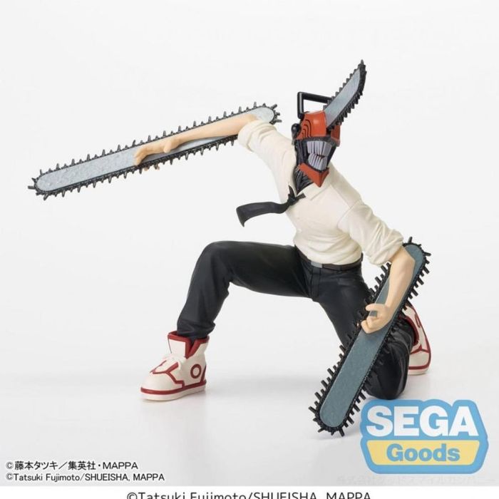 Sega Pm Figura Coleccionable Chainsaw Man 13 cm de PVC Resistente Diseño Perchering para Estantería Anime Detallada Sega Pm Figura Coleccionable Chainsaw Man 13 cm de PVC Resistente Diseño Perchering para Estantería Anime Detallada