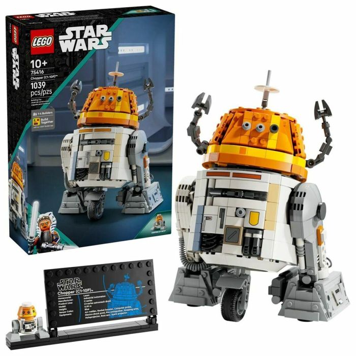LEGO 75416 Star Wars Set Construcción de Ahsoka, Droide Astromecánico Chopper C1-10P, a partir de 10 años