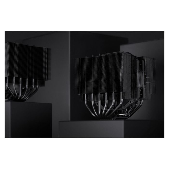 Noctua NH-D15S CHROMAX.BLACK Refrigerador CPU, Dual Tower, 6 Heatpipes, 1x NF-A15 140mm PWM Fan, LGA1851, LGA1700, LGA1200, LGA1151, AM5, AM4