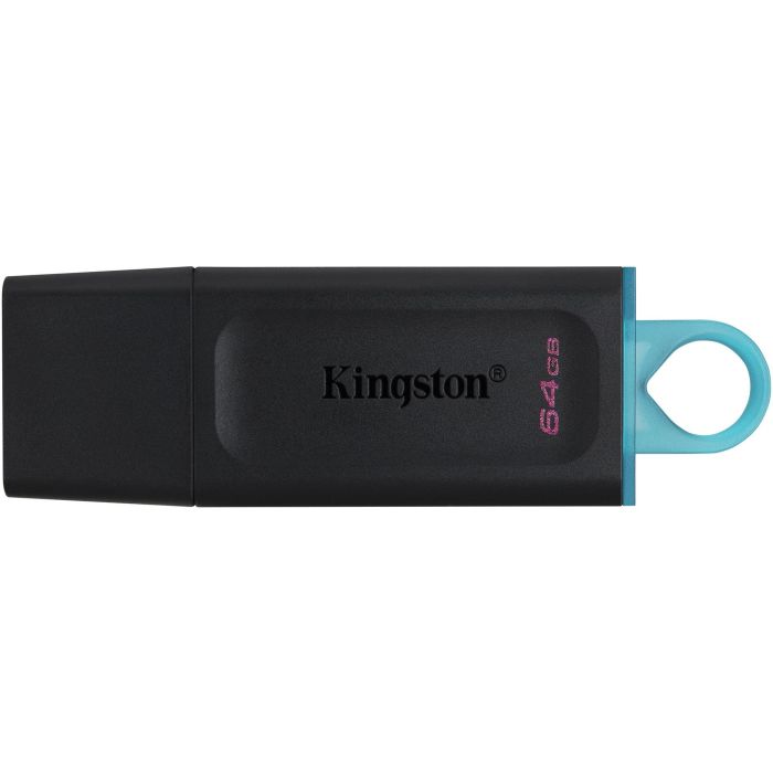 Kingston DataTraveler Exodia 2 Piezas - Memoria Flash USB 3.2 Gen 1 (Black + Teal) - Almacenamiento portátil de 256GB