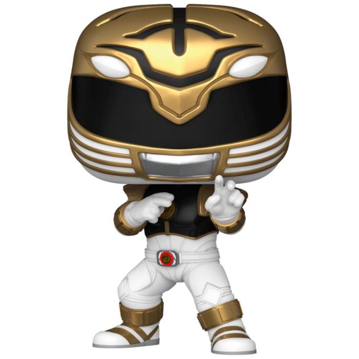 FUNKO Figura POP Mighty Morphin Power Rangers White Ranger, figura de vinilo de 9cm en caja
