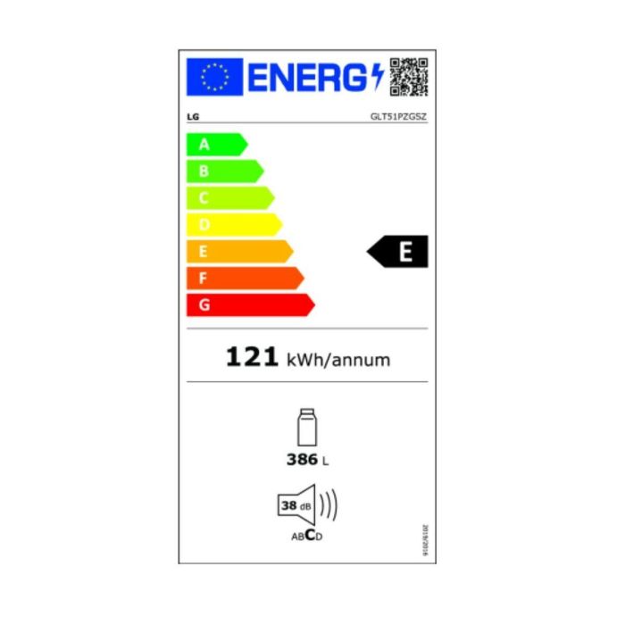 Frigorífico LG GLT51PZGSZ Acero 386 L (185 x 60 cm) 1 Frigorífico LG GLT51PZGSZ Acero 386 L (185 x 60 cm) 1