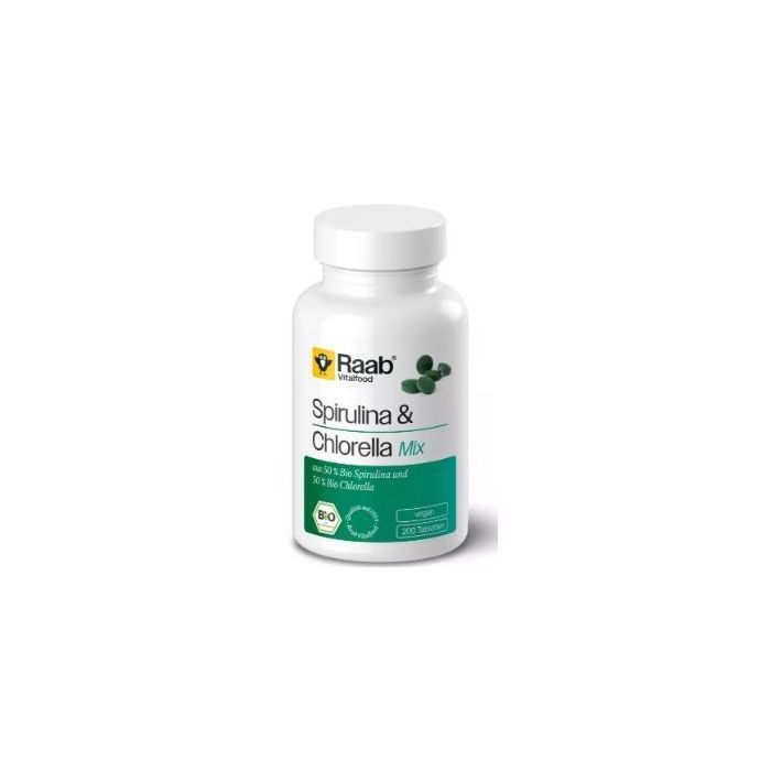 Alga Spirulina+Chlorella 440Mg 200 Comp Bio Vegan Sg Alga Spirulina+Chlorella 440Mg 200 Comp Bio Vegan Sg