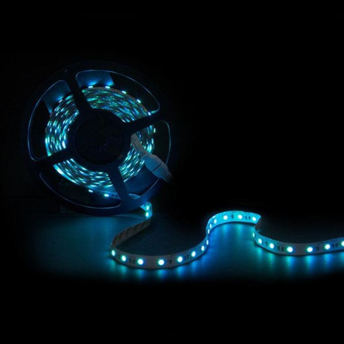 Tira de 270 LEDs 50W 2.600Lm SMD5050 12VDC IP25 Chasing Mágica Digital x5M 40.000H [CA-CM-5050-270-IP25 6 Tira de 270 LEDs 50W 2.600Lm SMD5050 12VDC IP25 Chasing Mágica Digital x5M 40.000H [CA-CM-5050-270-IP25 6