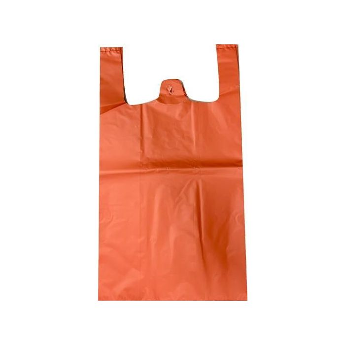Bolsa De Asa Anónima 42x53 cm 50 Micras 70% Reciclado Naranja Paquete 1 kg Bolsa De Asa Anónima 42x53 cm 50 Micras 70% Reciclado Naranja Paquete 1 kg