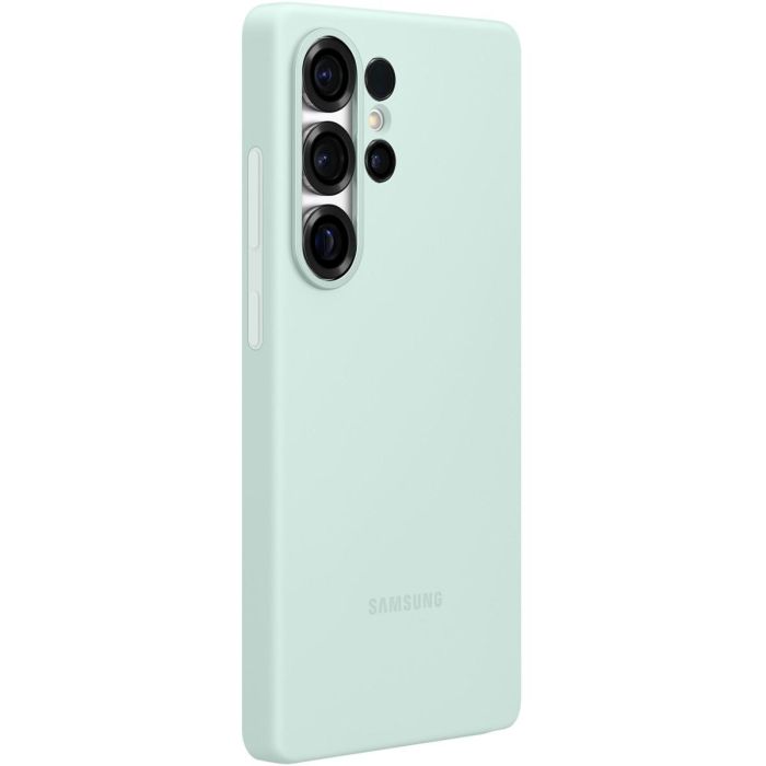 Samsung EF-PS938CMEGWW Funda de Silicona para Galaxy S25 Ultra, 6.9" - Color Menta, Fácil Aplicación 6