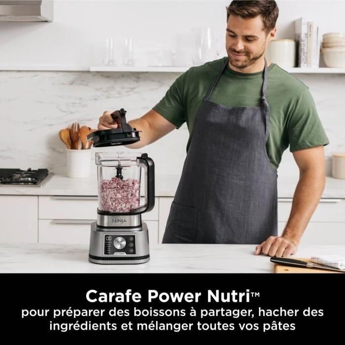 Ninja CB350EU Batidora de Vaso 3 en 1 Foodi Power Nutri 1200W con Jarra 2.1L, Vaso 700ml y Bol 400ml 2 Ninja CB350EU Batidora de Vaso 3 en 1 Foodi Power Nutri 1200W con Jarra 2.1L, Vaso 700ml y Bol 400ml 2