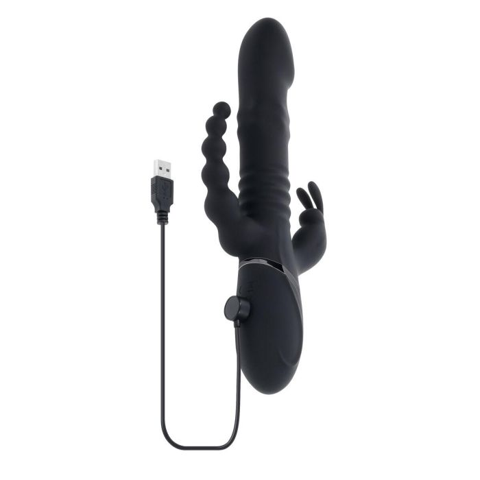 Vibrador Playboy Bunny Negro 3 Vibrador Playboy Bunny Negro 3