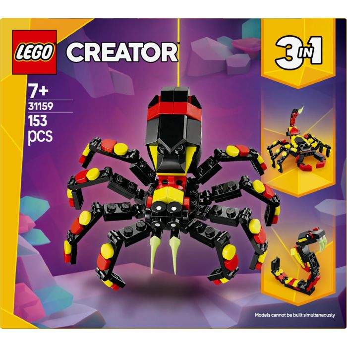 LEGO 31159 Creator Animales Salvajes 3 en 1: Araña Sorprendente - Juego de Construcción Niños +7 Años 11 LEGO 31159 Creator Animales Salvajes 3 en 1: Araña Sorprendente - Juego de Construcción Niños +7 Años 11