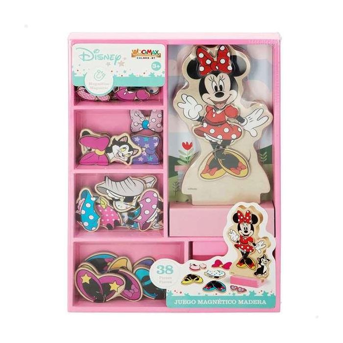 Juego de madera vestidos magneticos disney minnie 22x30 cm (woomax) Juego de madera vestidos magneticos disney minnie 22x30 cm (woomax)