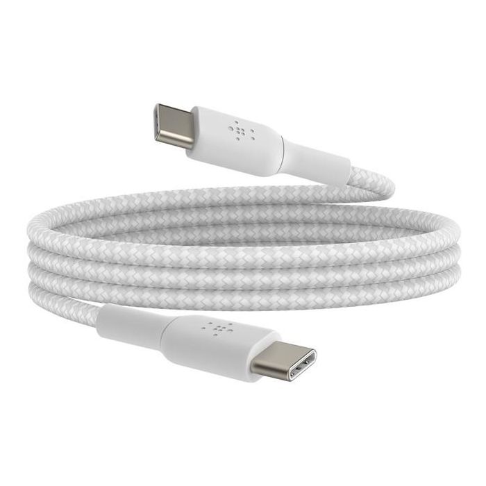 Cable USB Belkin CAB004BT0MWH 1,5 cm Blanco 3
