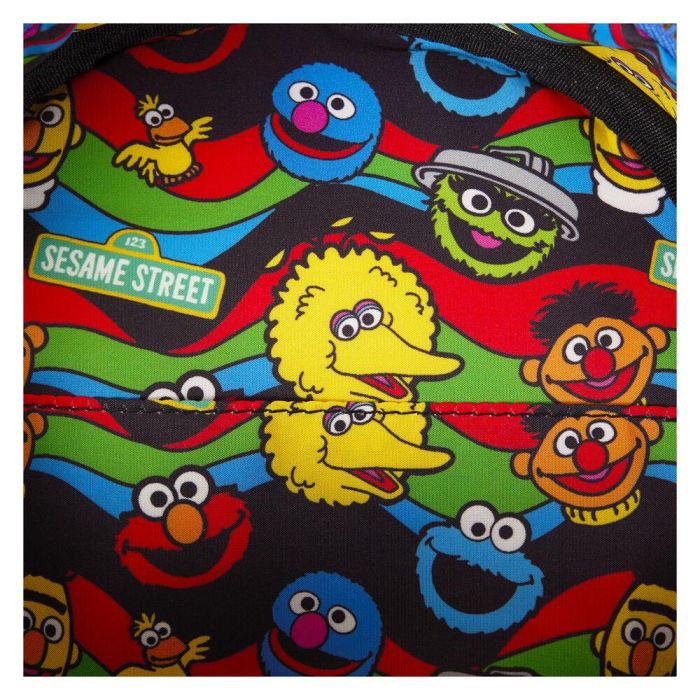Bolso bandolera lenticular Retro TV Barrio Sesamo Loungefly 8