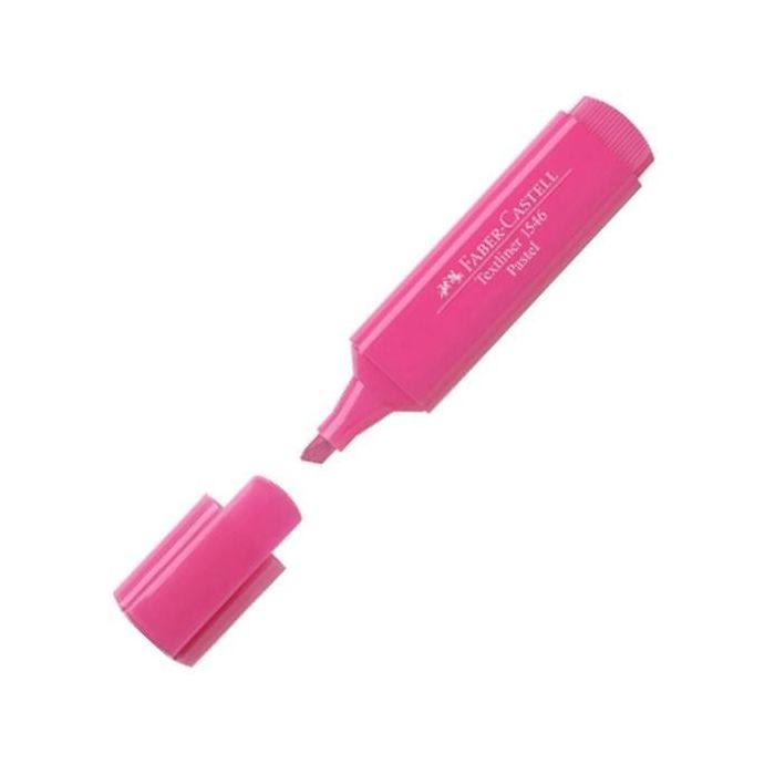 Faber Castell Marcador Textliner 1546 Rosa Pastel (10 Unidades) (10 Unidades)