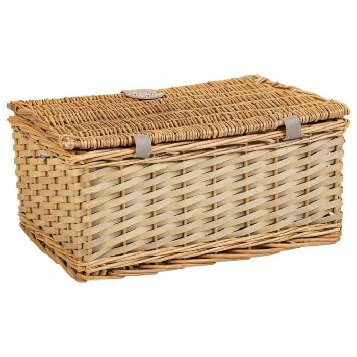 Cesta de Picnic Alexandra House Living Gris Natural Mimbre 5