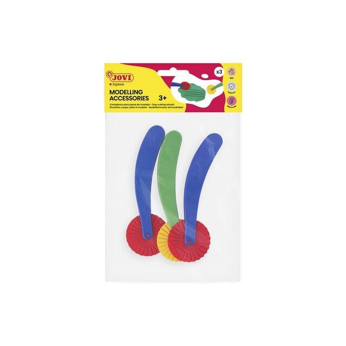 Jovi Ruedas Cortadoras De Pasta Bolsa 3 Unidades C-Surtidos