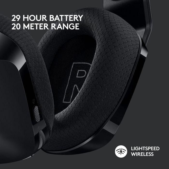 Logitech G G733 Auricular Gaming Inalámbrico con Micrófono Desmontable Blue VO!CE, RGB LIGHTSYNC, 29h Batería, para PC y Consola - Negro 7