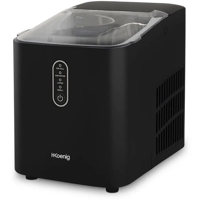 Hkoenig KUB14 Máquina de Hielo 12 kg 1L 120 W Negro 2