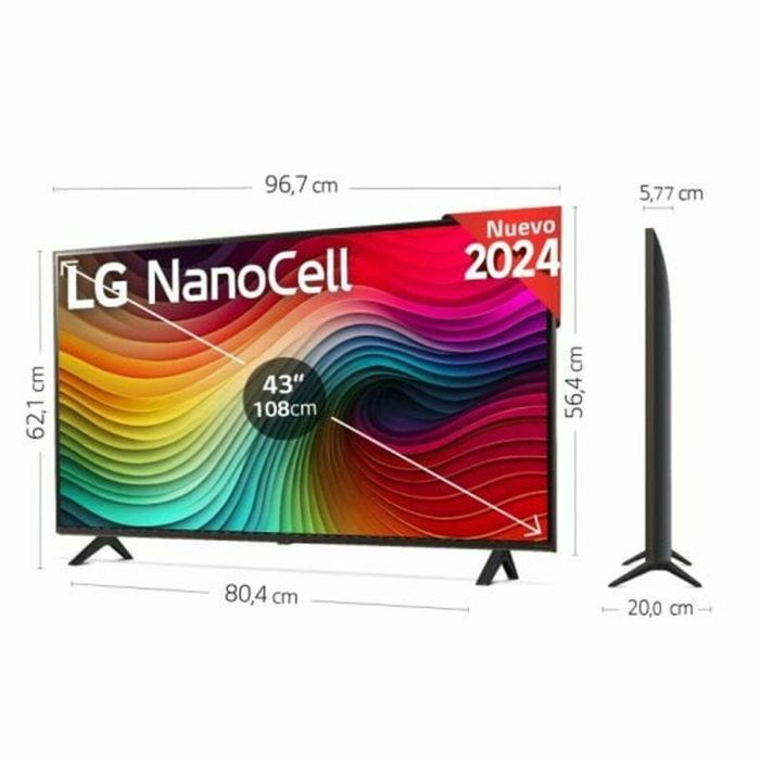 Smart TV LG 43NANO82T6B.AEU 4K Ultra HD 43" 3 Smart TV LG 43NANO82T6B.AEU 4K Ultra HD 43" 3