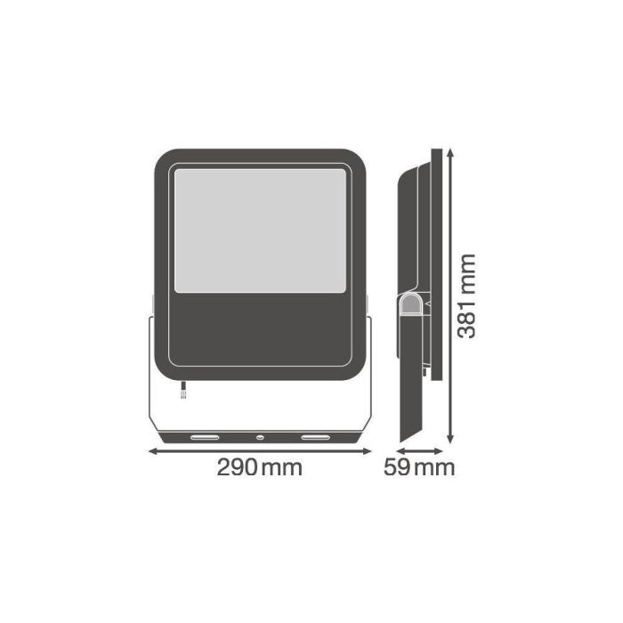 [LVE-4058075423718] Foco Proyector LED Ledvance   125W 15000Lm 6500K 100 x 100º IP65 - Blanco Frío 2