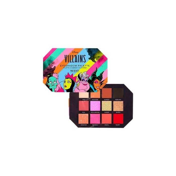 Mad Beauty Paleta de Sombras de Ojos Disney Villains 12 x 25g