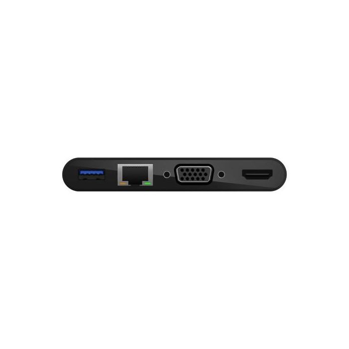 Belkin Avc004Btbk Adaptador USB-C a USB-A 3.0 Ethernet VGA HDMI 4K + Carga 100W Negro 5