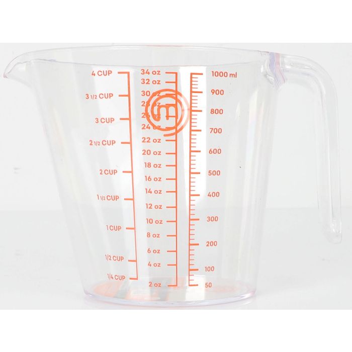 Masterchef Jarra Medidora Con Mango 1L - 11.5cm Ancho x 13.3cm Alto x 19.5cm Largo 3