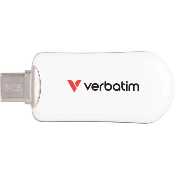 STICK 64GB Verbatim Plectra White USB-C Flash Drive 30228 0 STICK 64GB Verbatim Plectra White USB-C Flash Drive 30228 0