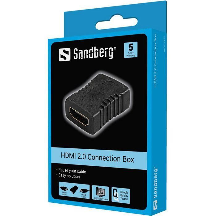 Sandberg HDMI 2.0 Connection F/F 1 Sandberg HDMI 2.0 Connection F/F 1