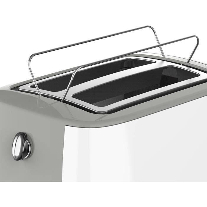 Tostadora - BRANDT - T02T1050W - 2 ranuras - 7 niveles de potencia - Cajón recogemigas - Blanco 5 Tostadora - BRANDT - T02T1050W - 2 ranuras - 7 niveles de potencia - Cajón recogemigas - Blanco 5