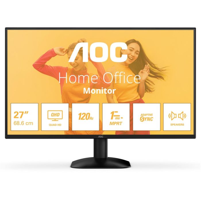 AOC Monitor Q27B35S3 27" QHD (2560x1440) IPS 120Hz 1ms HDMI DP Gaming Negro 0 AOC Monitor Q27B35S3 27" QHD (2560x1440) IPS 120Hz 1ms HDMI DP Gaming Negro 0