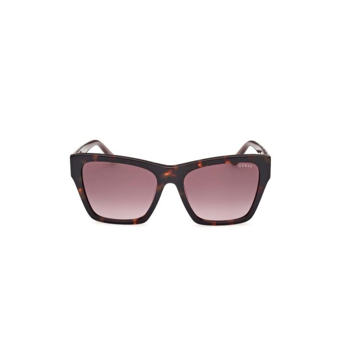 Guess GU00113 52F Gafas de Sol Mujer Cuadradas Montura Habana Oscuro con Cristales Marrón Degradado 55 mm 2
