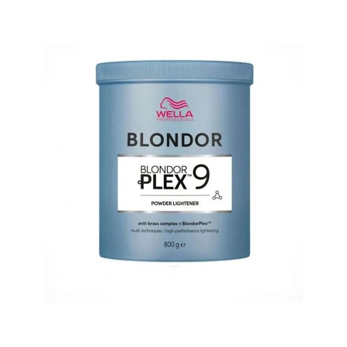 Wella BLONDOR PLEX 9 POLVO DECOLORANTE 800G - Tecnología de creación de vínculos, hasta 9 niveles de aclarado, fórmula vegana Wella BLONDOR PLEX 9 POLVO DECOLORANTE 800G - Tecnología de creación de vínculos, hasta 9 niveles de aclarado, fórmula vegana