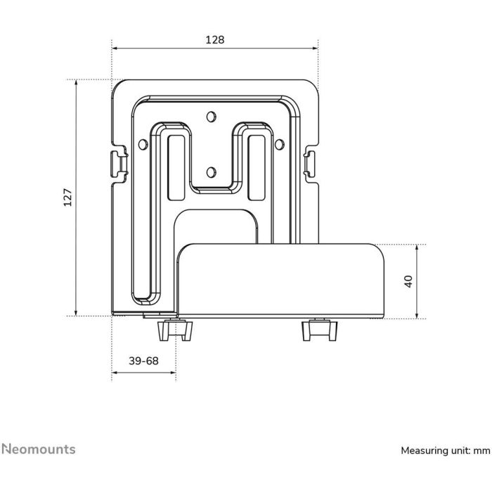 Soporte para Tablet Neomounts DS15-540BL1 2 Soporte para Tablet Neomounts DS15-540BL1 2