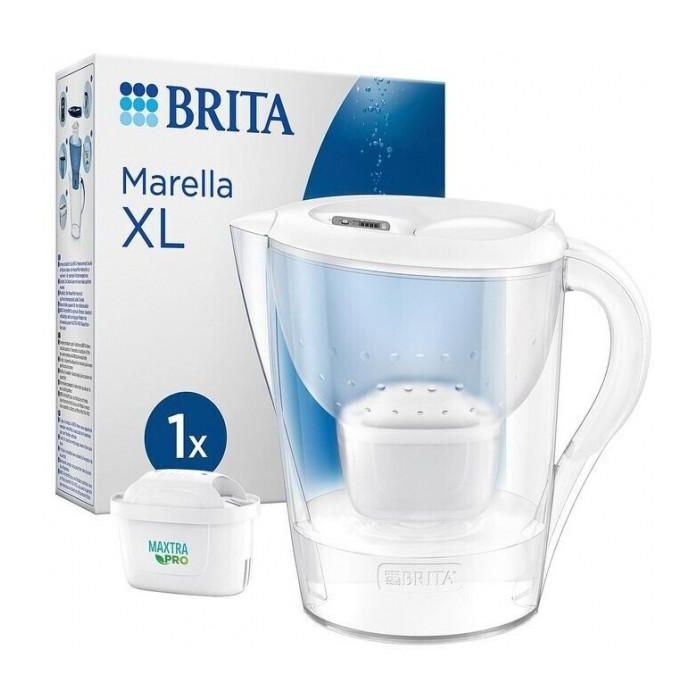 Brita Marella XL Filtro de Agua de Mesa, Blanco, incluye 1 Filtro